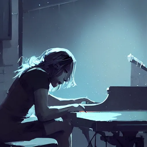 Image similar to a star is born by james gilleard and jeremy mann, extra wide angle