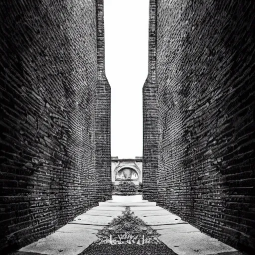 Image similar to archway, award winning black and white photography