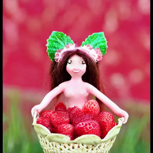 Prompt: strawberry fairy