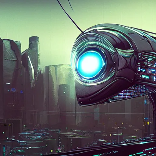 Image similar to the cybernetic eye, cyberpunk