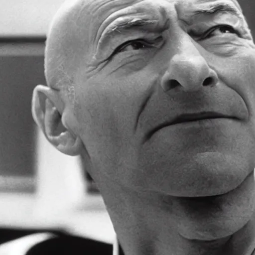 Image similar to film still of patrick stewart in the drama Samuel's Beckett's The Unnameable (1969)