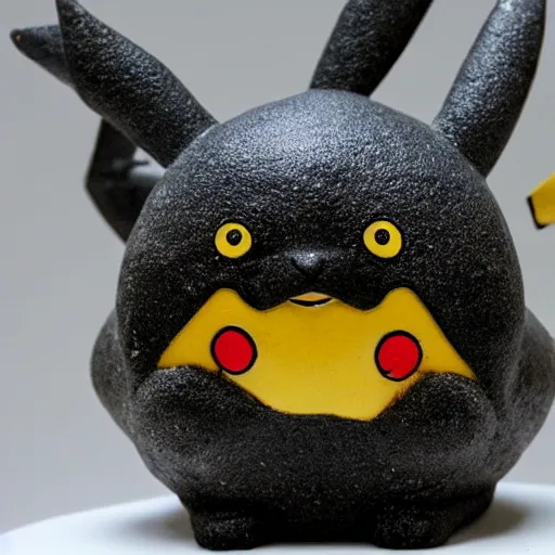 Image similar to Pikachu Sculpture made out of Granite