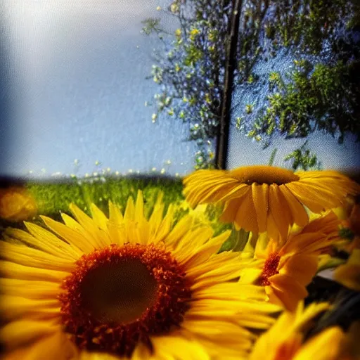 Image similar to flowers of the sun, realistic, photo studio, HDR, 8k, trending on Instagram