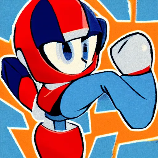 Image similar to Mega man