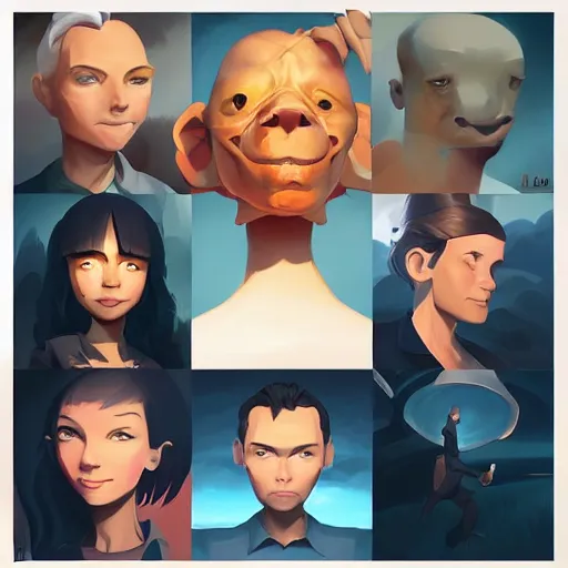 Image similar to face icon stylized minimalist m. a. s. h., loftis, cory behance hd by jesper ejsing, by rhads, makoto shinkai and lois van baarle, ilya kuvshinov, rossdraws global illumination