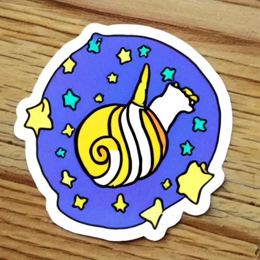 Image similar to sticker snail cartoon whimsical