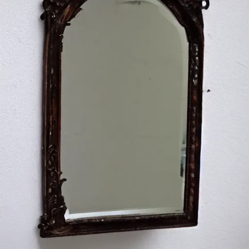 Prompt: haunted mirror