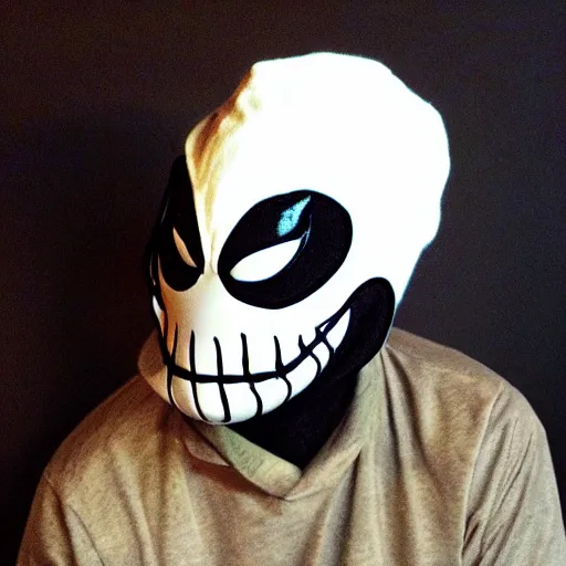 Image similar to a trill symbiote with a funny little hat