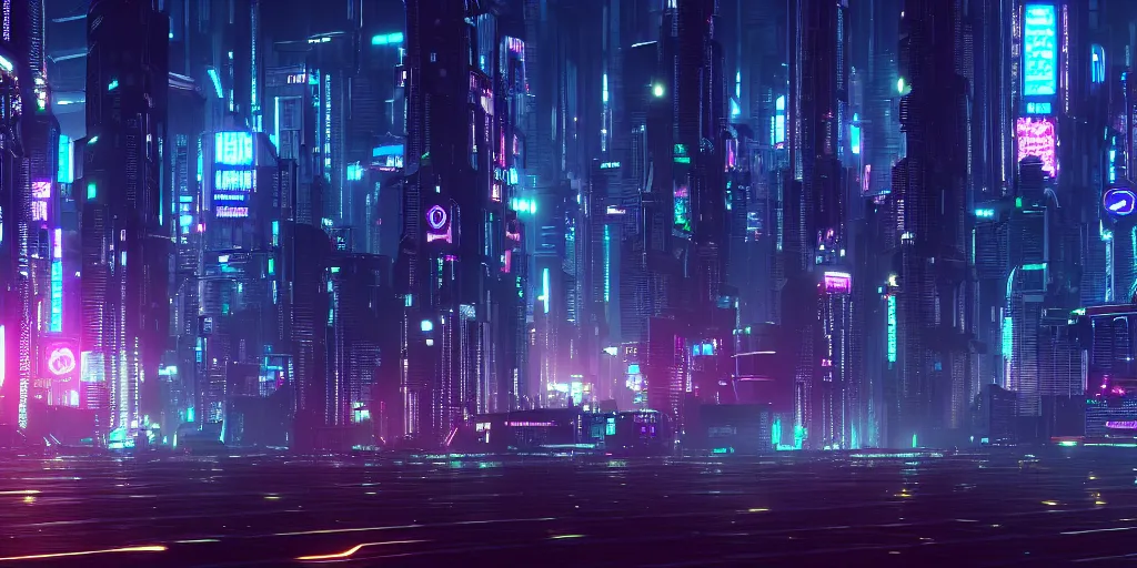 cyberpunk city, 4 k resolution, ultra wide angle