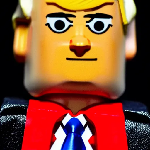 Image similar to donald trump lego figure