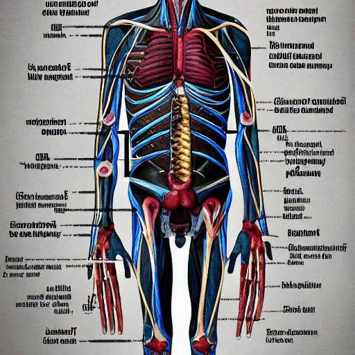 Prompt: anatomy of alien