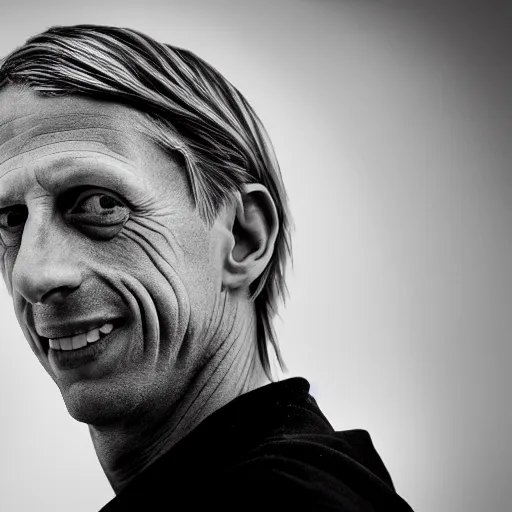 Prompt: ! dream portrait the bottom half of tony hawk, completely severed at the waste, skateboarding, sharp focus, 4 k editorial photograph, soft lighting, shallow depth of field, people out of focus