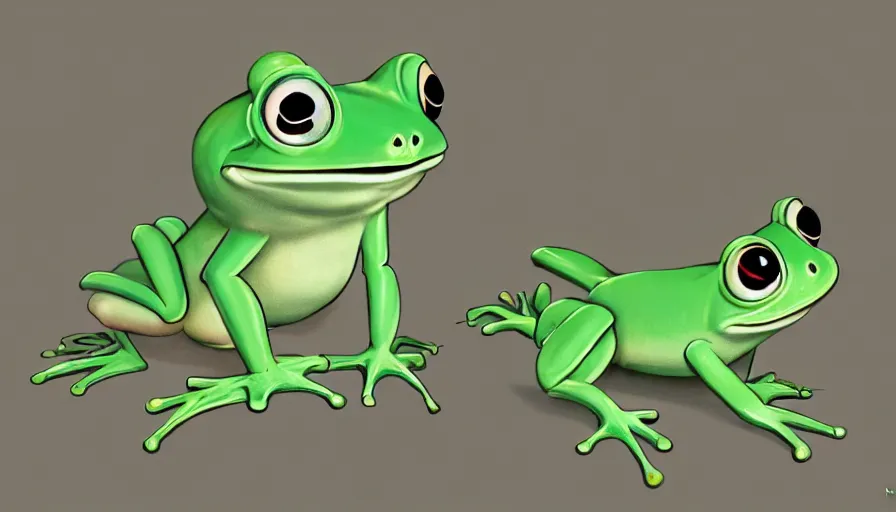 Cute Glass Frog 2d Illustration Graphic by FonShopDesign · Creative Fabrica