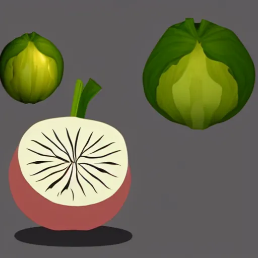 Prompt: a depressed onion cutting itself, in various animation styles