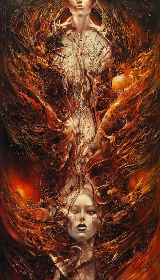 Image similar to The end of an organism, by Karol Bak