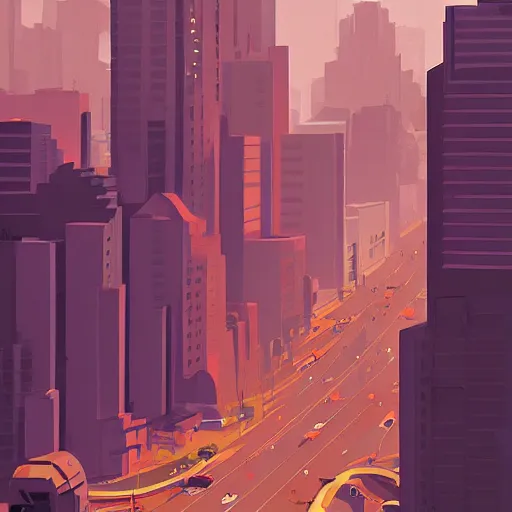 Prompt: sao paulo painted by james gilleard