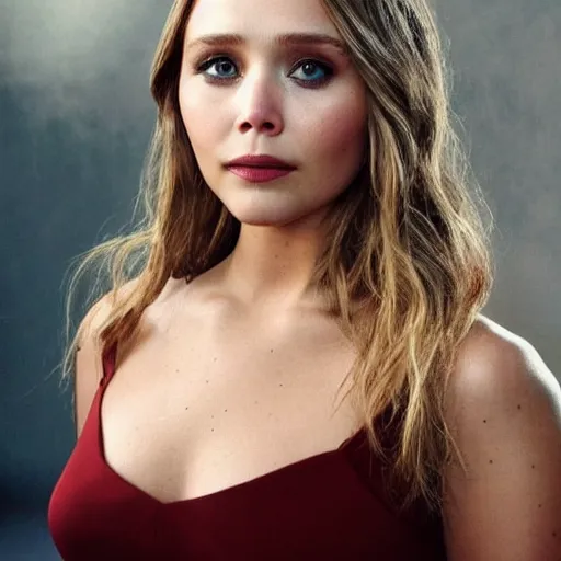 Image similar to elizabeth olsen mixed with jennifer lawrence