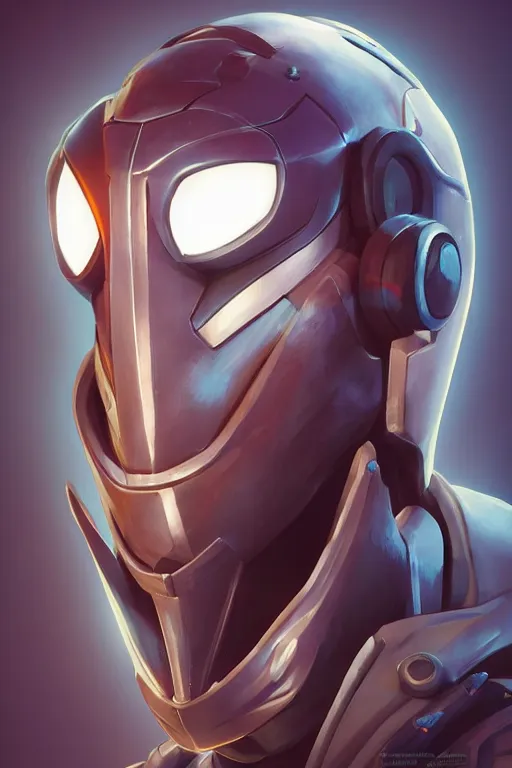 Image similar to epic mask helmet robot ninja portrait stylized as fornite style game design fanart by concept artist gervasio canda, behance hd by jesper ejsing, by rhads, makoto shinkai and lois van baarle, ilya kuvshinov, rossdraws global illumination radiating a glowing aura global illumination ray tracing hdr render in unreal engine 5