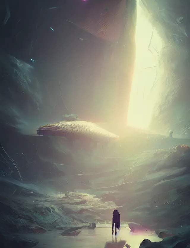 Image similar to liminal space, artwork by tooth wu and wlop and beeple and greg rutkowski