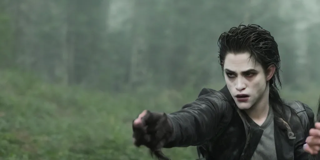 Prompt: Twilight live action, screenshot