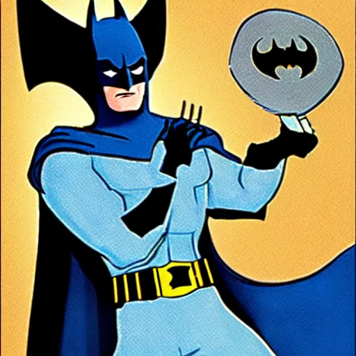 Image similar to cute batman in disney movie
