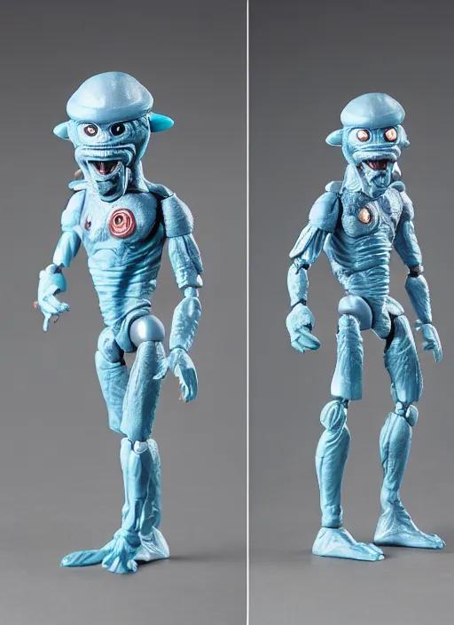 Image similar to space monster alien sofubi action figure, product photography