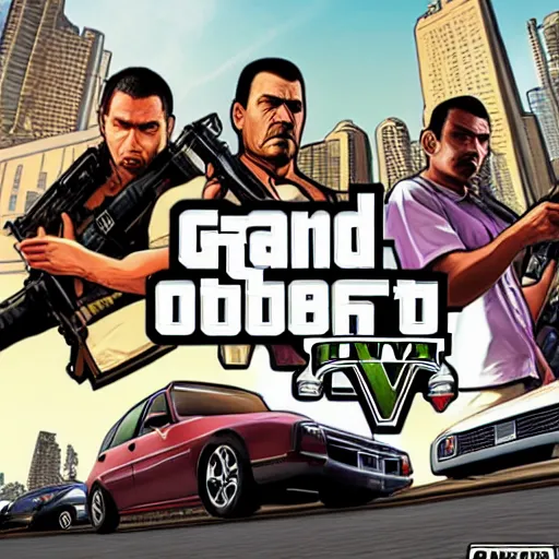 Image similar to a cover of new game called grand theft auto 9 with set place in jakarta,with javanese gangster versus islamic defender gangster theme