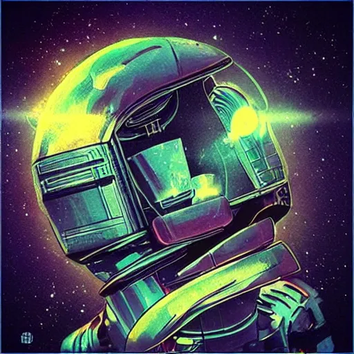 Prompt: sci fi swag instagram art