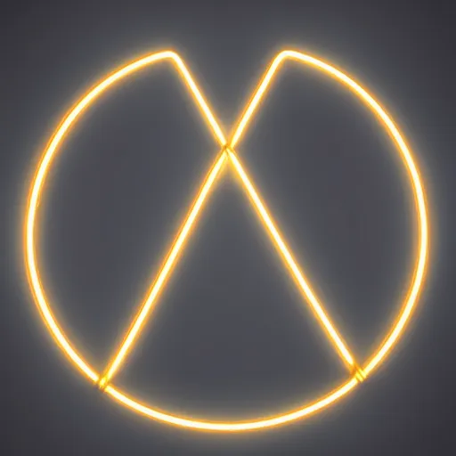 Image similar to glowing golden infinity symbol unreal engine