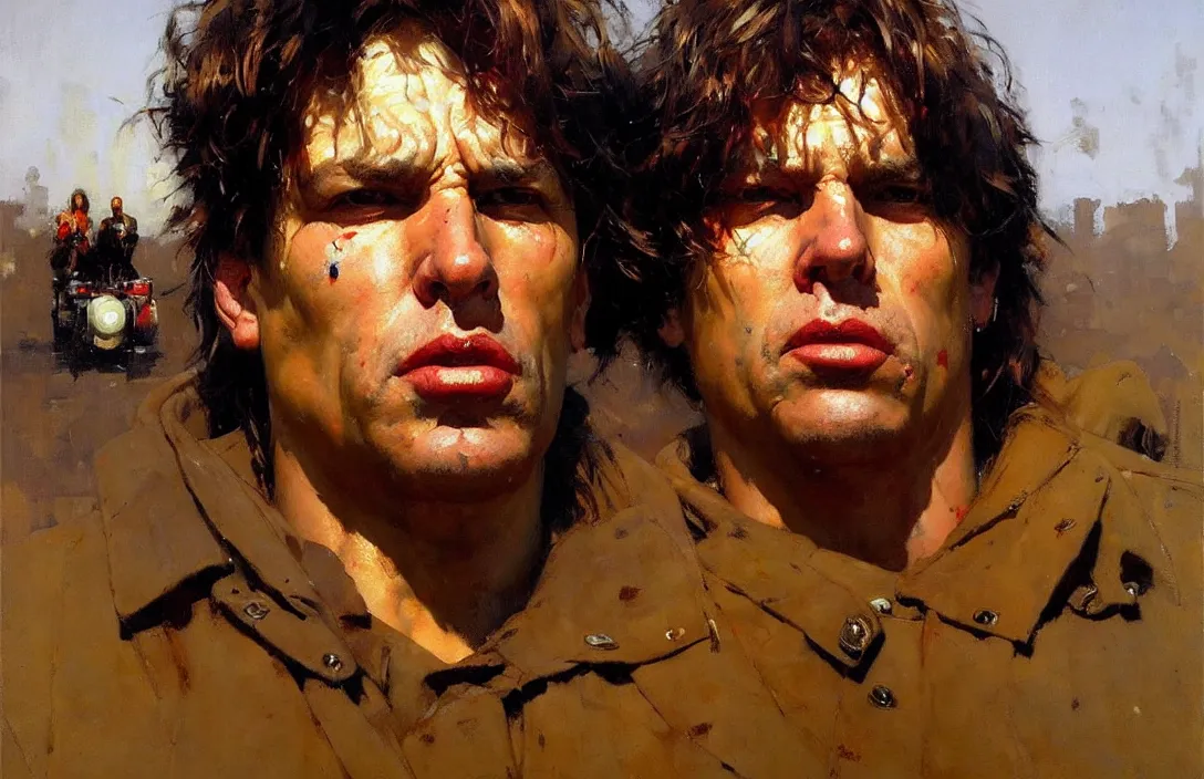 Prompt: portrait of big g se dons!!!!!!!!!!!!!!!!!!!!!!!!!!!, detailed face, detailed painting, epic lighting, by ilya repin, phil hale and kent williams