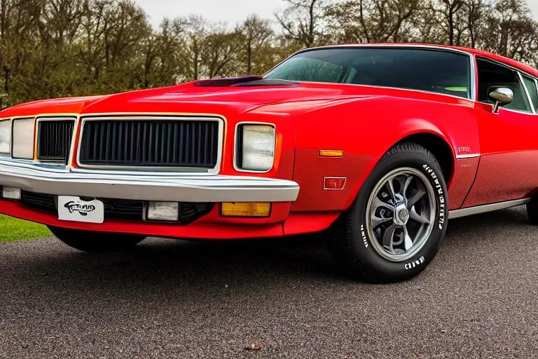 Prompt: 1975 Pontiac Firebird shooting brake wagon estate, XF IQ4, 150MP, 50mm, F1.4, ISO 200, 1/160s, natural light, Adobe Photoshop, Adobe Lightroom, photolab, Affinity Photo, PhotoDirector 365