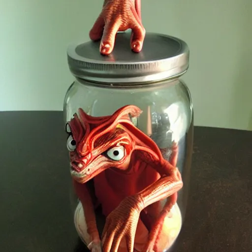 Prompt: Jar-jar in a jar