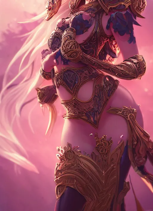 Image similar to a highly detailed illustration of goddess ereshkigal, intricate, elegant, highly detailed, centered, digital painting, artstation, concept art, smooth, sharp focus, league of legends concept art, wlop