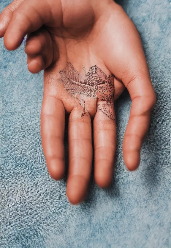 Prompt: a photo of one ultra detailed photorealistic woman's cupped palm, palm pattern visible, instagram photo, studio photo, 9 0 mm, f / 1. 4