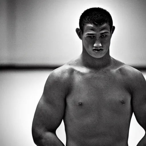 Prompt: “a realistic detailed photo of a college wrestler called Daton Fix”