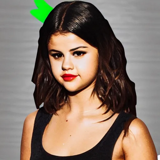 Image similar to selena gomez as celery