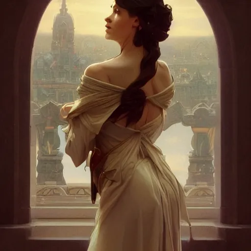 Prompt: Everything is in the public domain. Elegant, intricate, digital painting, artstation, concept art, smooth, sharp focus, illustration, art by artgerm and greg rutkowski and alphonse mucha