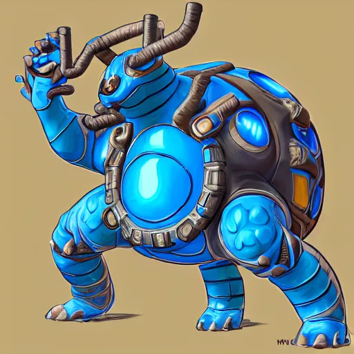 Image similar to Blastoise in the GTA 5 cover, highly detailed award-winning masterpiece with incredible and beautiful details, trending on ArtStation