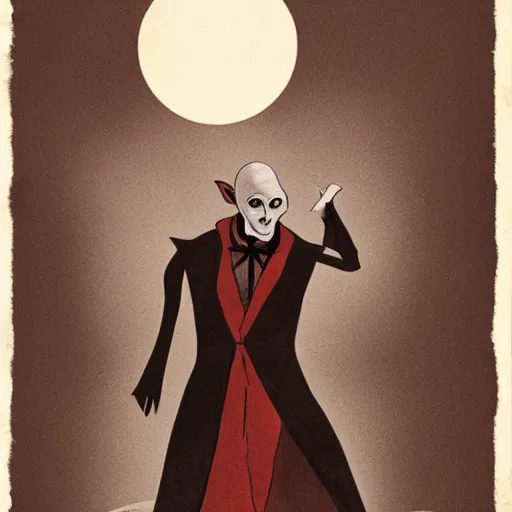 Prompt: Nosferatu goes to the beach