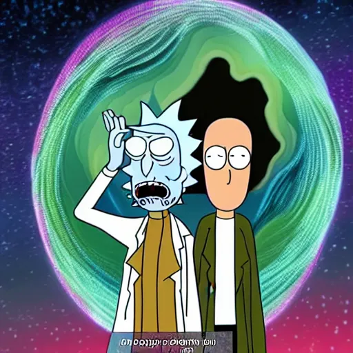 Image similar to lost episode of rick & morty.