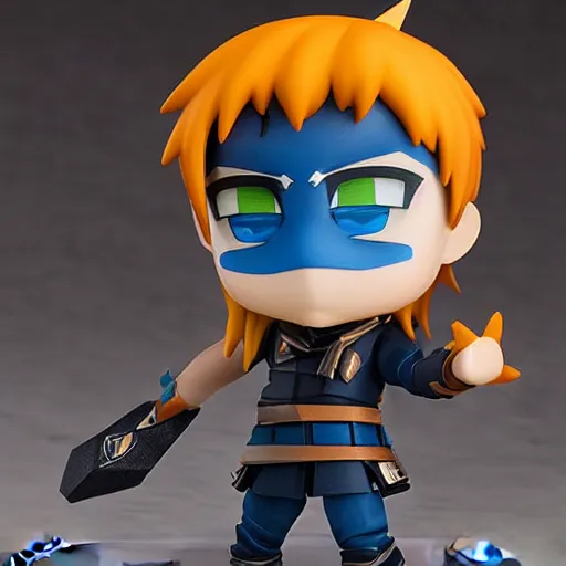 Prompt: jace magic the gathering, nendoroid, 3 d octane render, photo - realistic