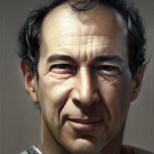 Prompt: Portrait of Bill Epstein made by stanly artgerm lau, wlop, rossdraws, james jean, andrei riabovitchev ,marc simonetti