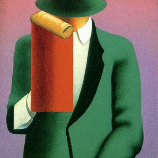 Image similar to cigarette by rene magritte