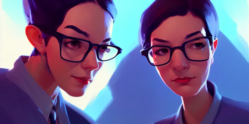 Prompt: low angle portrait of the fauci scientist , tepainting concept Blizzard pixar maya engine on stylized background splash comics global illumination lighting artstation lois van baarle, ilya kuvshinov, rossdraws