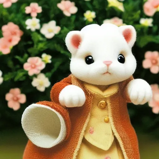 Image similar to calico critters the godfather