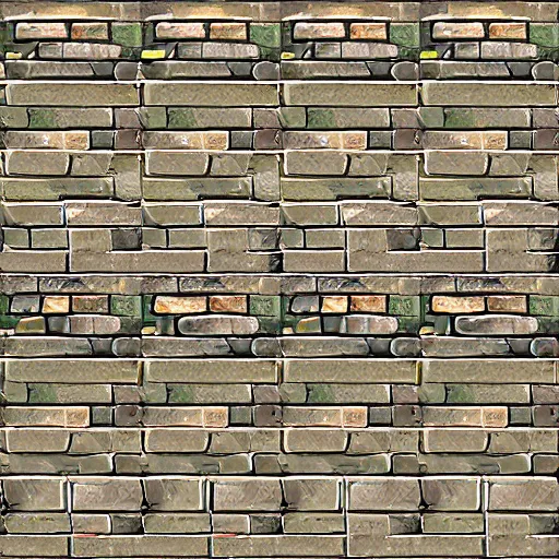 Prompt: stone brick, the sims 4 art style texture