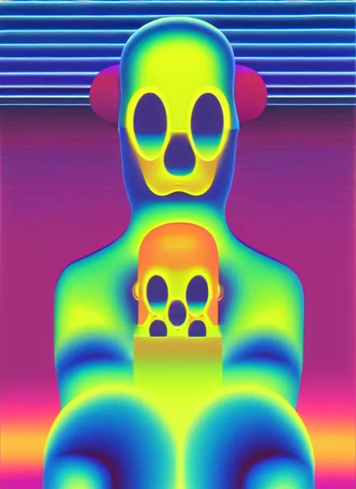 Image similar to ghost by shusei nagaoka, kaws, david rudnick, airbrush on canvas, pastell colours, cell shaded, 8 k