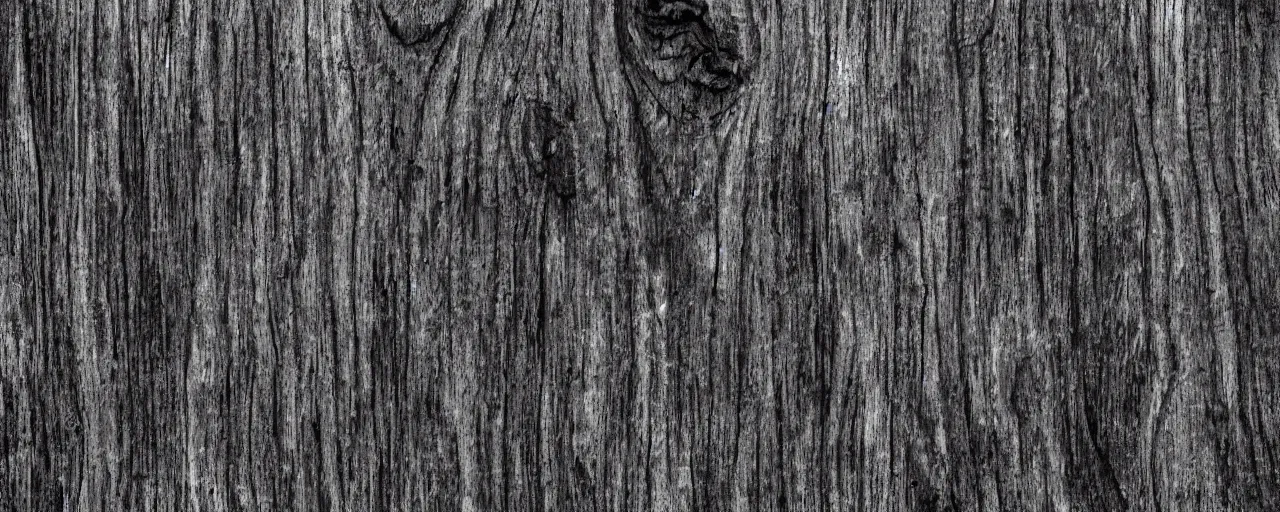 Prompt: 2d aged and worn woodgrain, black and white detailed photorealistic texture