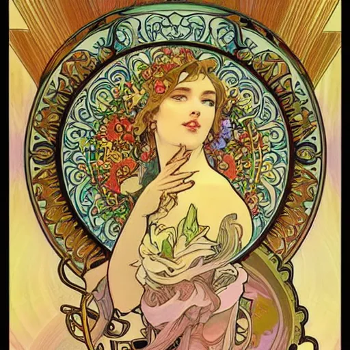 Prompt: most attractive cup of flat white coffee ever beautiful stunning ornate intricate vibrant happy ecstatic warm utopian 8 k digital art render cyberpunk. cheerful. uplifting. alphonse mucha