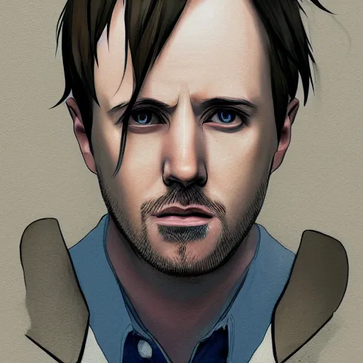 Image similar to portrait of jesse pinkman as the architect, anime fantasy illustration by tomoyuki yamasaki, kyoto studio, madhouse, ufotable, trending on artstation